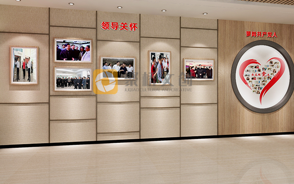 紅色文化展廳設(shè)計(jì)效果圖，常見功能區(qū)域劃分