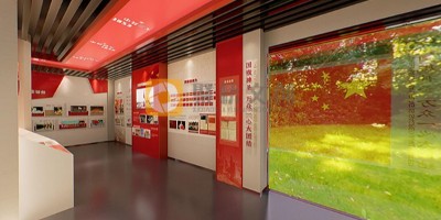 黨建展館設計中，選用浮雕的展示形式有哪些好處？