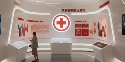 空間有限？看聚橋文創(chuàng)如何為高校打造一個“五臟俱全”的精品禁毒教育館設計